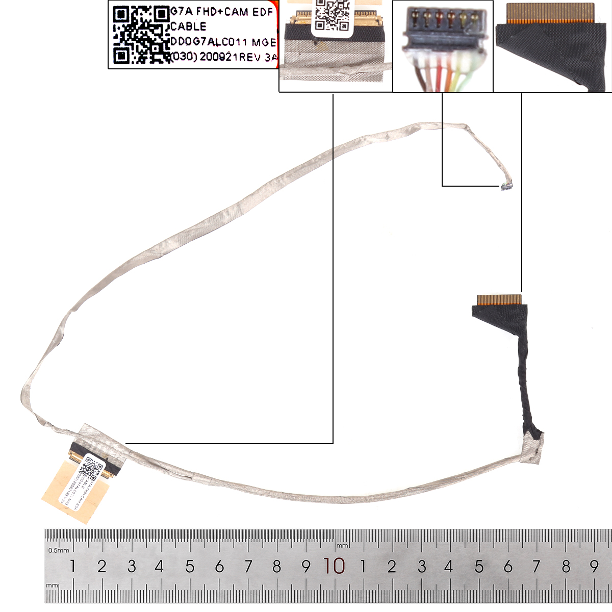 Picture of New LCD Display Screen Cable Replacement  For HP Pavilion 14 CE  TPN-Q207 30pin.